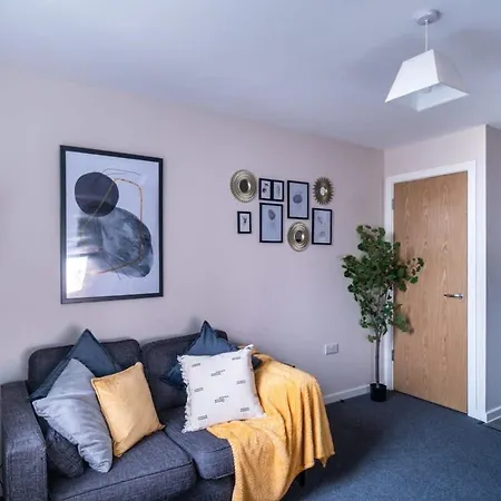 Modern Manchester 1 Bed Apartment Exterior photo