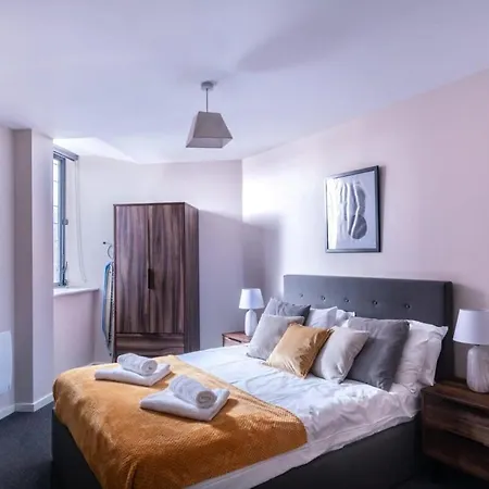 Modern Manchester 1 Bed Apartment Exterior photo