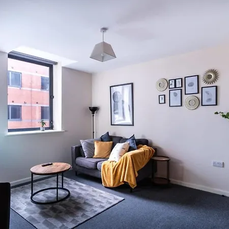 Modern Manchester 1 Bed Apartment Exterior photo